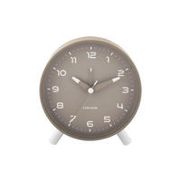 WECKER Orgullo Hellgrau  - Hellgrau, Basics, Metall (5/11/12cm) - Karlsson