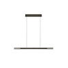 LED-HÄNGELEUCHTE 110/5/150 cm  - Bronzefarben, Design, Metall (110/5/150cm) - elements by BANKAMP