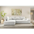 ECKSOFA Naturfarben Cord Zierkissen, Rückenkissen, Rücken echt  - Schwarz/Naturfarben, KONVENTIONELL, Holz/Textil (202/298cm) - Carryhome