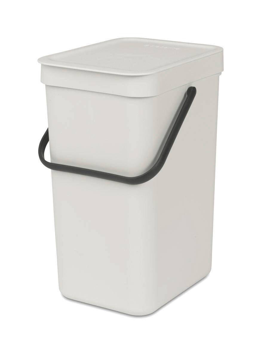 ABFALLEIMER SORT & GO 12 L  - Hellgrau, Basics, Kunststoff (20/35.1/24.9cm) - Brabantia