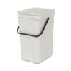 ABFALLEIMER SORT & GO 12 L  - Hellgrau, Basics, Kunststoff (20/35.1/24.9cm) - Brabantia