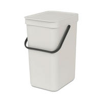 ABFALLEIMER SORT & GO 12 L  - Hellgrau, Basics, Kunststoff (20/35.1/24.9cm) - Brabantia