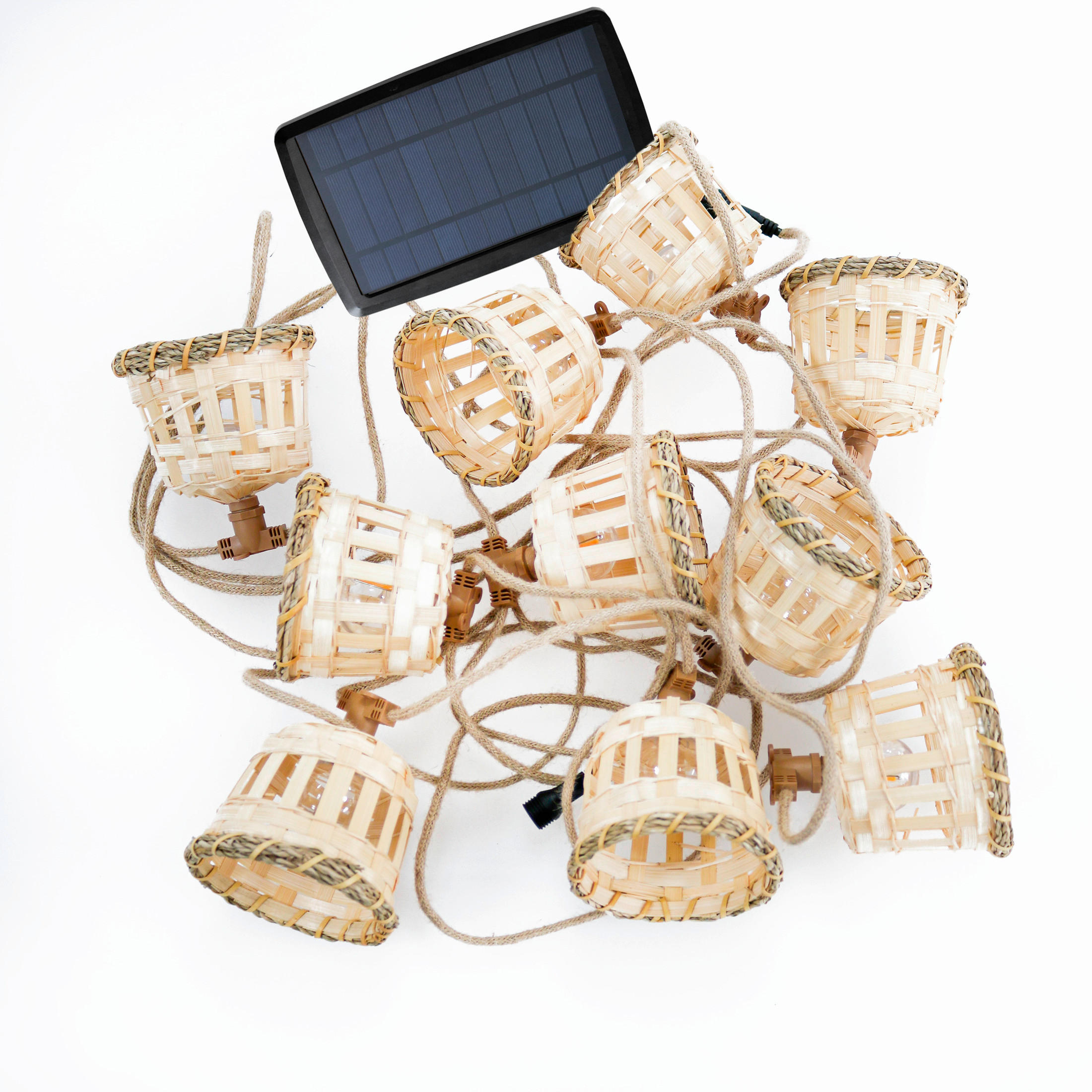 SOLARLEUCHTE Aurora 800/21,5/13,5 cm   - Naturfarben, KONVENTIONELL, Naturmaterialien (800/21,5/13,5cm) - Newgarden