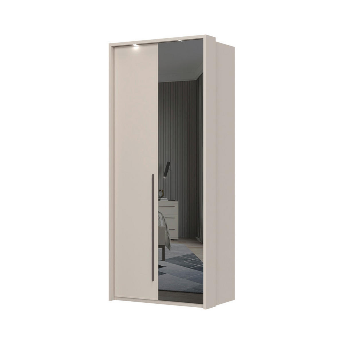 ORMAR SA KLASIČNIM VRATIMA  97/226/60 cm  - Dizajnerski, metal/pločasti materijal (97/226/60cm)