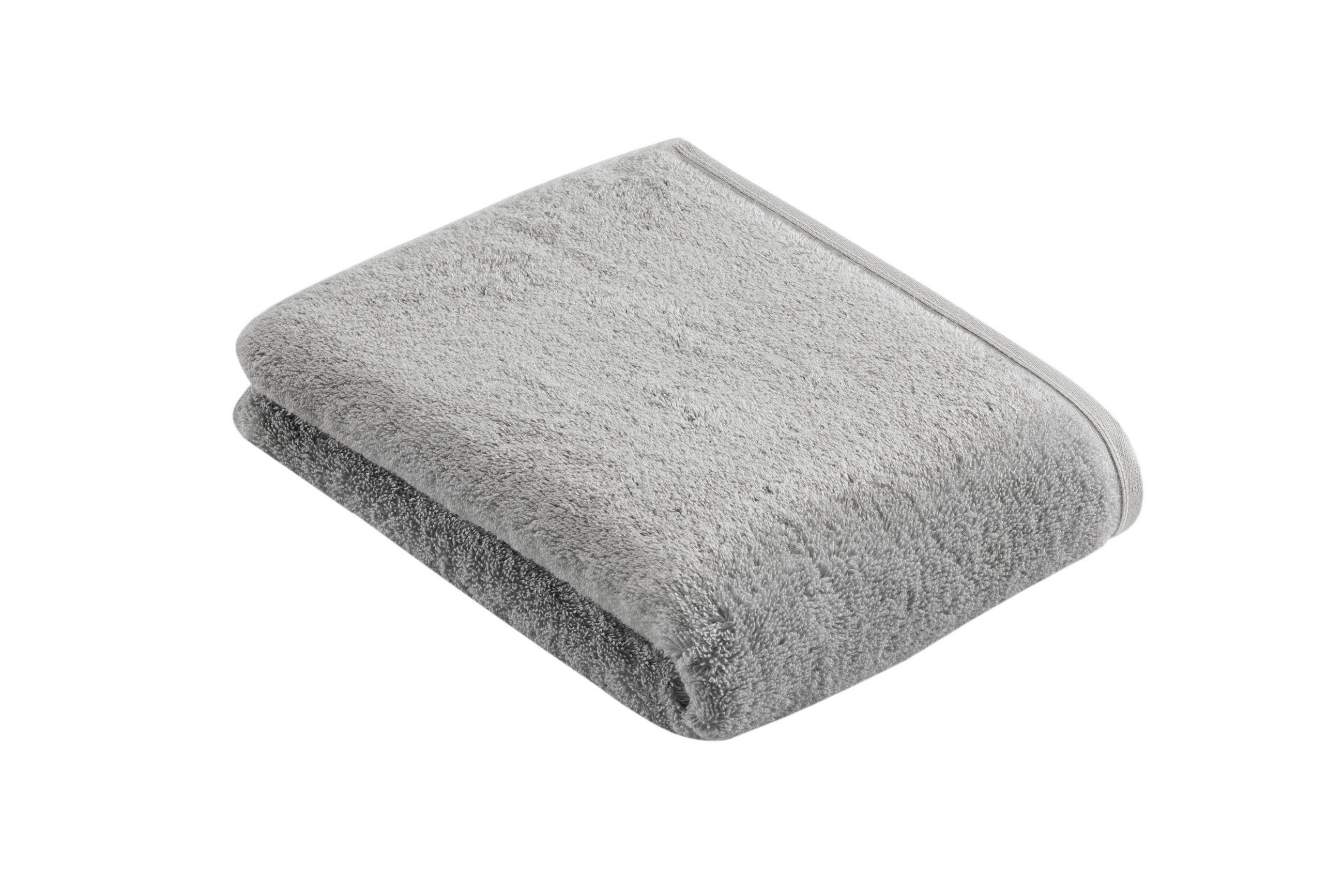 Vossen Duschtuch Vegan Life Grau 67x140 cm