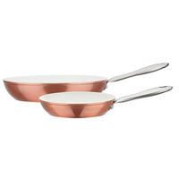 PFANNENSET Bronze Aluminium 2-teilig  - Weiß/Bronzefarben, Basics, Metall - GSW