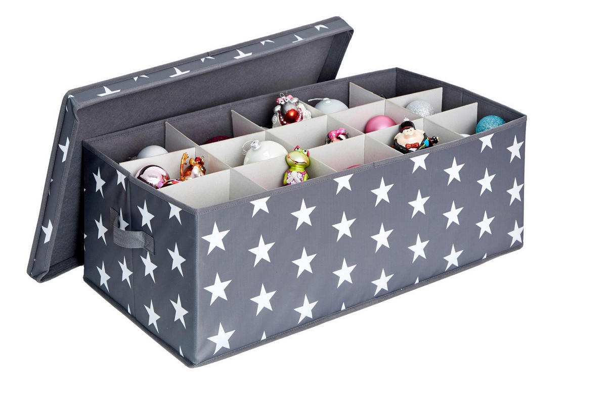DEKOKISTE - Grau, Basics, Textil (58/36/25cm) - LOVE IT STORE IT