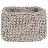AUFBEWAHRUNGSKÖRBCHEN    24/18/24 cm  - Grau, Basics, Textil (24/18/24cm) - Patinio