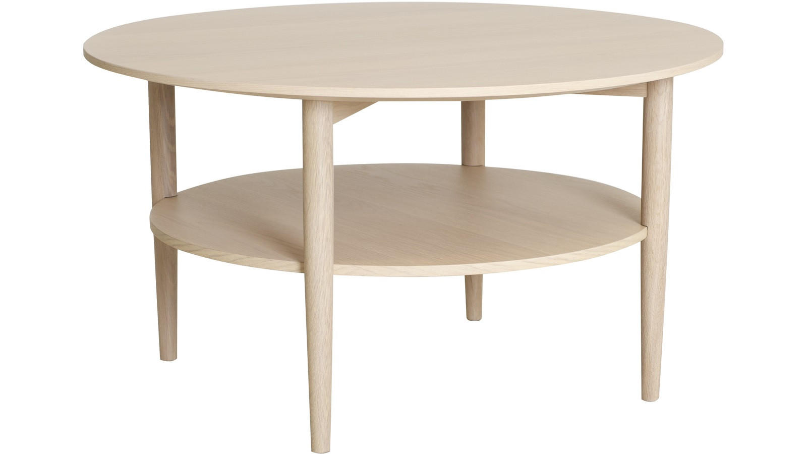SOFFBORD i trä 90/90/50 cm  - ek Bianco, Design, trä (90/90/50cm) - Best Price
