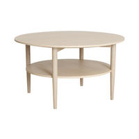 SOFFBORD i trä 90/90/50 cm  - ek Bianco, Design, trä (90/90/50cm) - Best Price