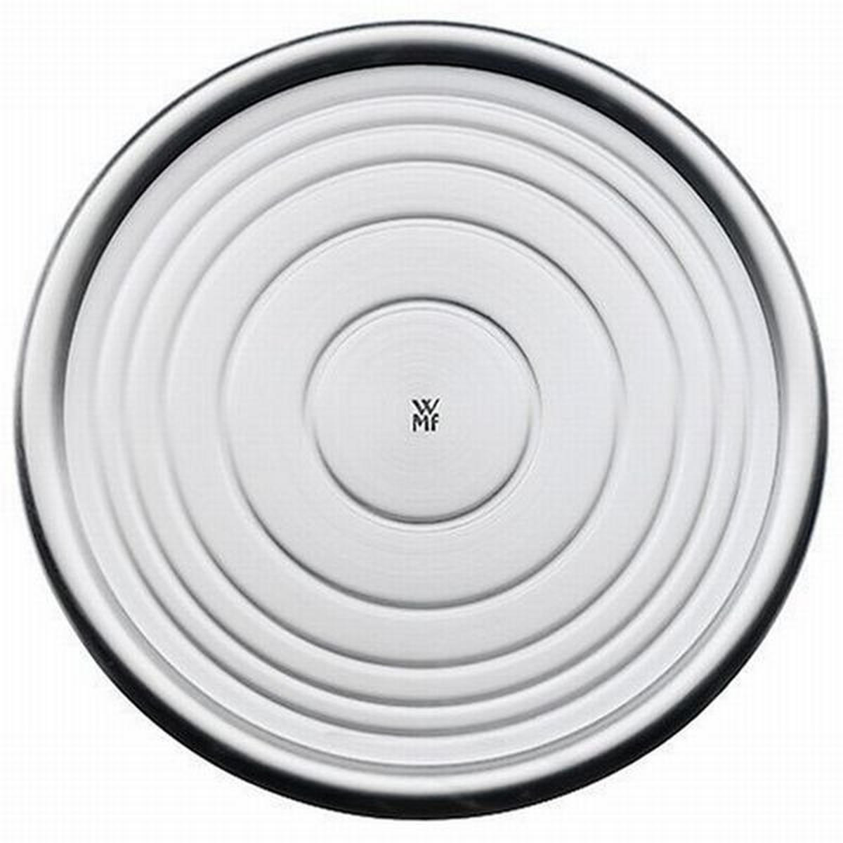 UNTERSETZERSET Metall, Kunststoff Klar, Edelstahlfarben 9,5 cm  - Klar/Edelstahlfarben, Basics, Kunststoff/Metall (9,5cm) - WMF