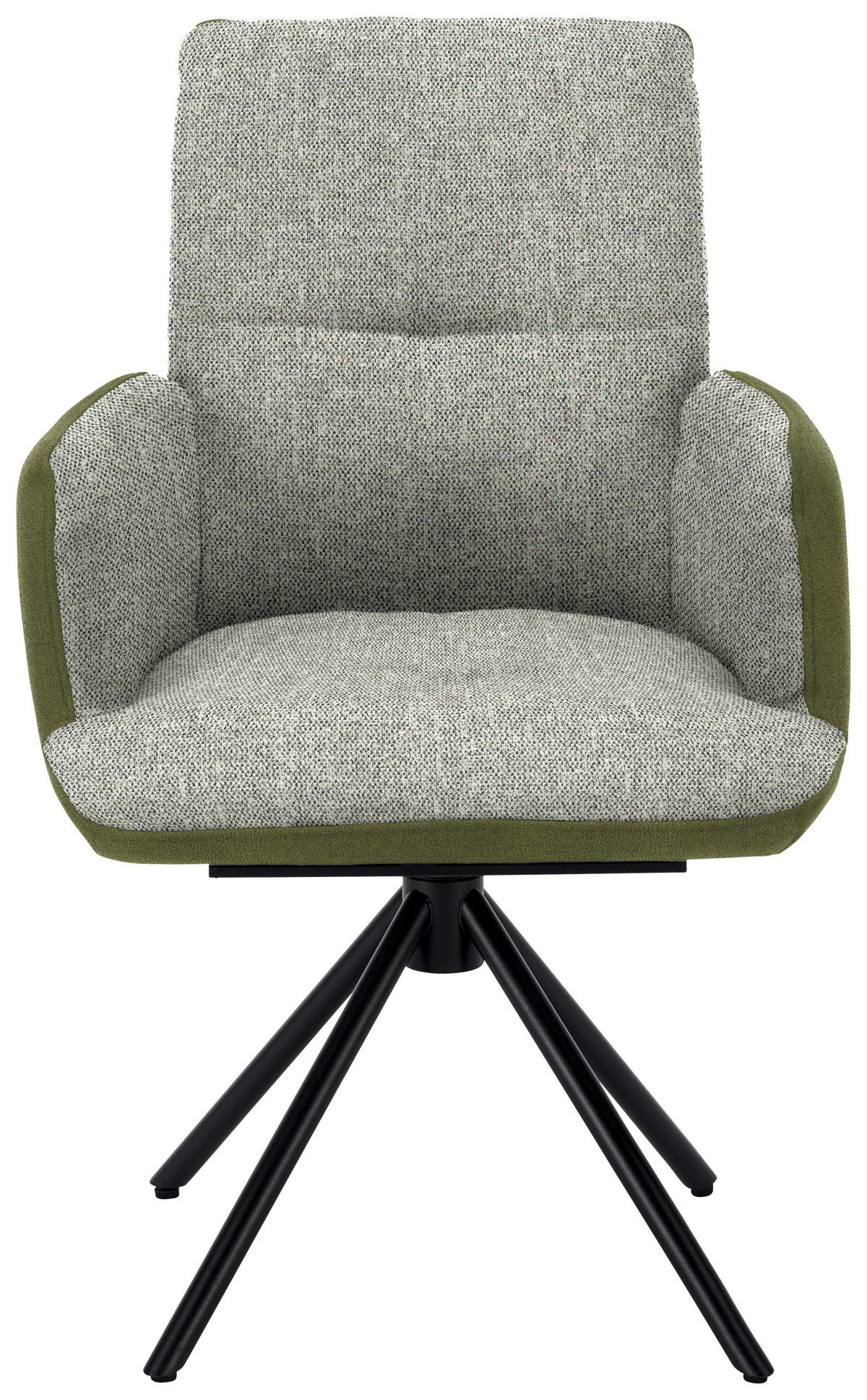 ARMLEHNSTUHL  in Stahl Flachgewebe  - Blau/Schwarz, Design, Textil/Metall (58/91/62cm) - Dieter Knoll