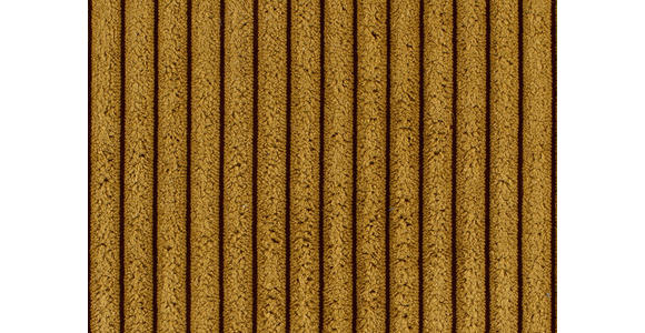 SCHLAFSOFA Cord Currygelb Zierkissen, Rückenkissen, Bettkasten, Schlaffunktion, Rücken echt  - Currygelb/Schwarz, Design, Kunststoff/Textil (250/92/105cm) - Carryhome