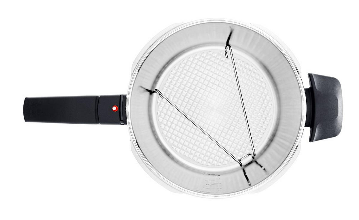 SCHNELLKOCHTOPF VITAVIT® PREMIUM satiniert 6.0 L  - Silberfarben, Basics, Metall (22cm) - Fissler
