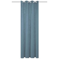 ÖSENSCHAL halbtransparent 140/160 cm   - Blau, Basics, Textil (140/160cm)