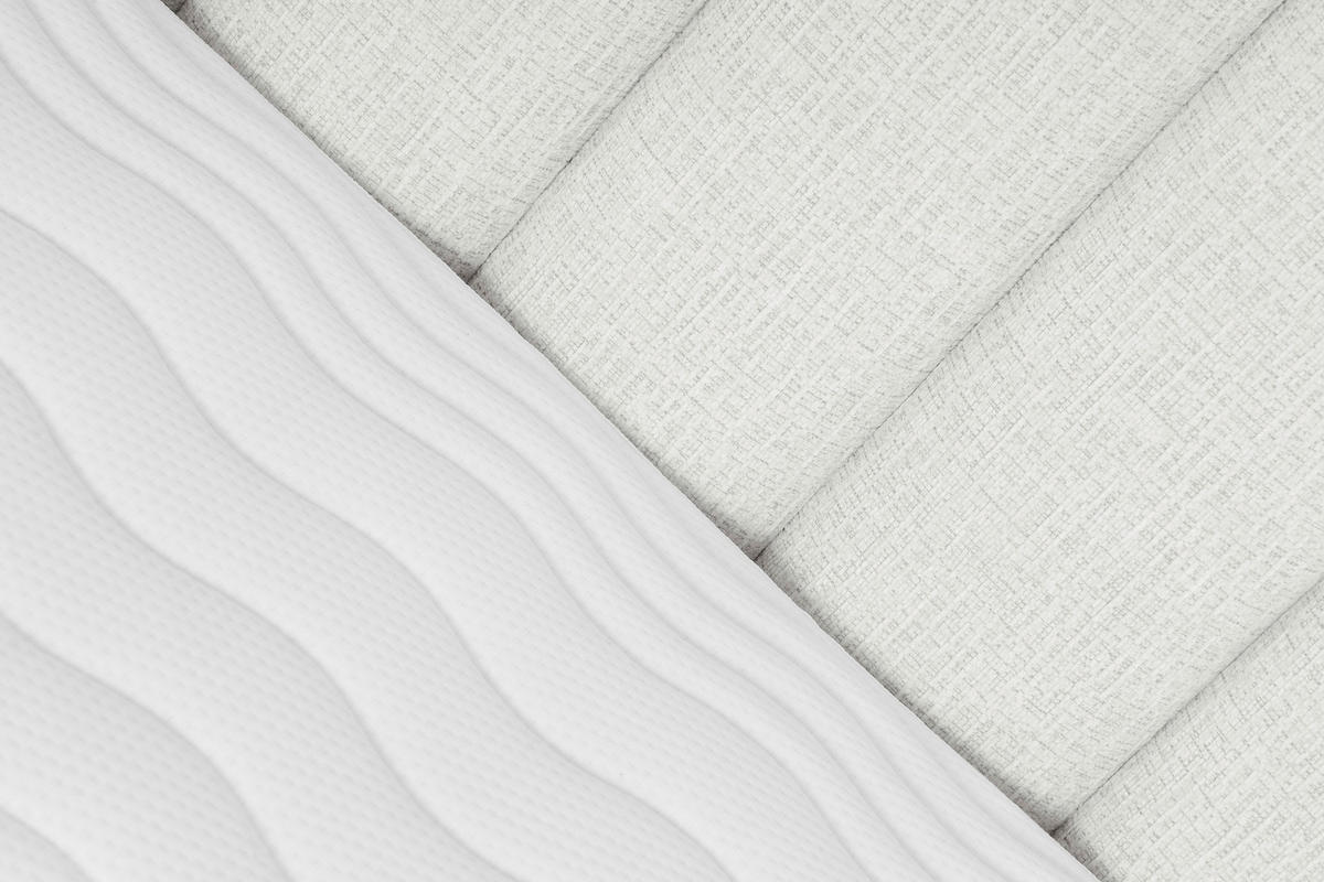 KONTINENTALSÄNG 140/200 cm  i cremefärgad  - aluminiumfärg/cremefärgad, Klassisk, metall/trä (140/200cm) - Best Price