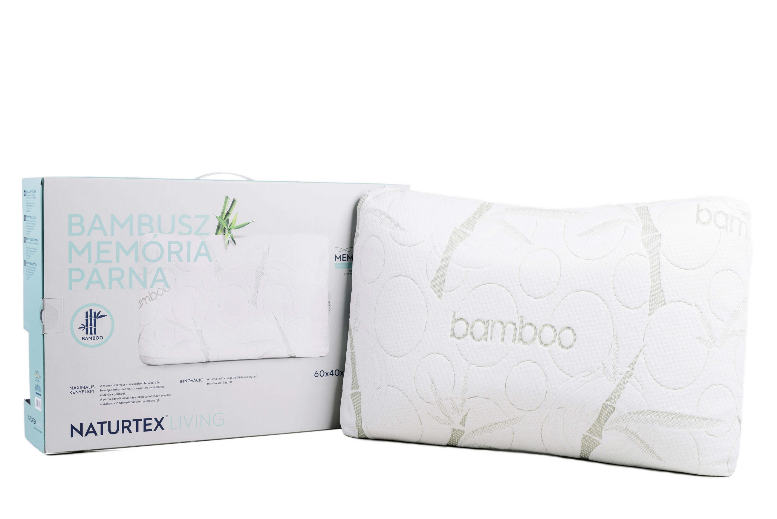 PÁRNA   - fehér, Basics, textil (60/40/14cm) - Naturtex