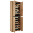 SCHUHSCHRANK 70/210/34 cm  - Eichefarben, KONVENTIONELL, Holzwerkstoff (70/210/34cm) - Xora