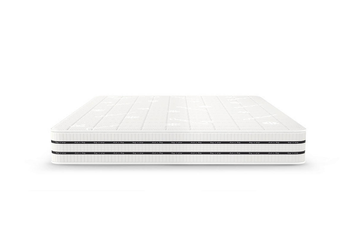 Saltea 90/200 cm  - alb, Basics, textil (90/200cm)