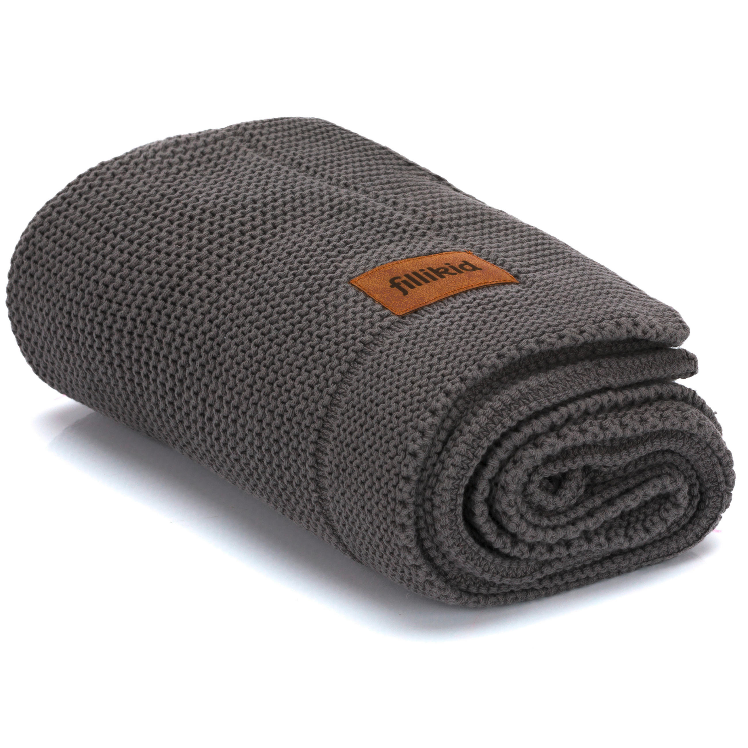 BABYDECKE 80/100 cm  - Grau, Basics, Textil (80/100cm) - Fillikid