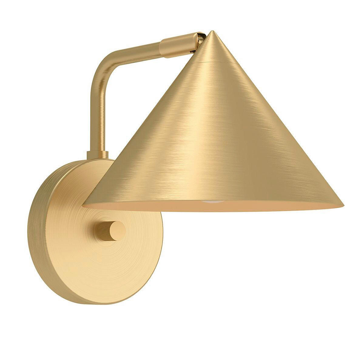 NÁSTENNÉ SVIETIDLO, 21,3/19,7/26,7 cm - zlatá, Konventionell, kov (21,3/19,7/26,7cm) - Elstead Lighting