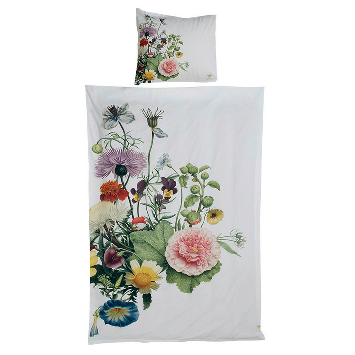 BETTWÄSCHE Flower Garden JL Perkal 135/200 cm  - Multicolor, Basics, Textil (135/200cm)