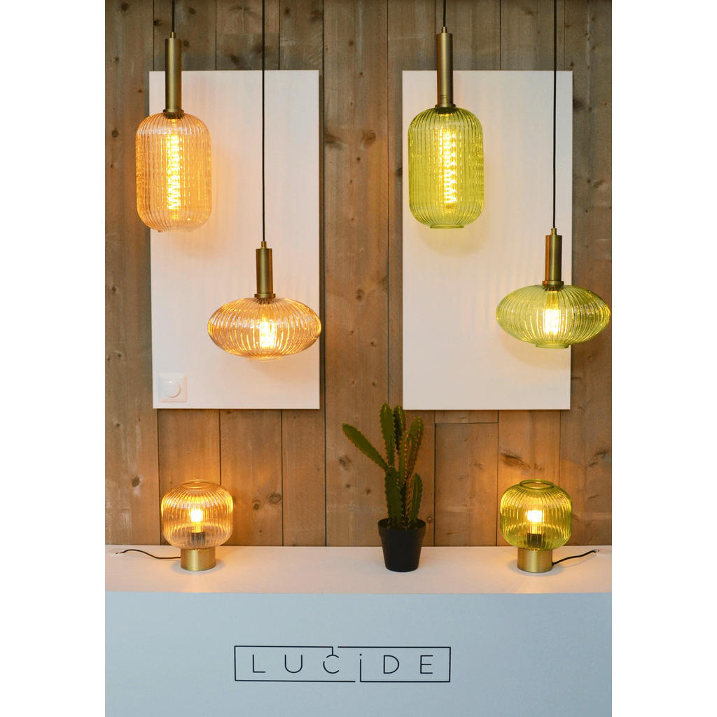 Thumbnail - Lucide Hängeleuchte Maloto, Grün, Glas, zylindrisch,zylindrisch, 150 cm, RoHS, Reach, höhenverstellbar, Lampen & Leuchte...