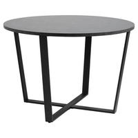 STOL ZA BLAGOVAONICU  crna  drvni materijal      - crna, Design, drvni materijal/metal (110/110/75cm) - Carryhome