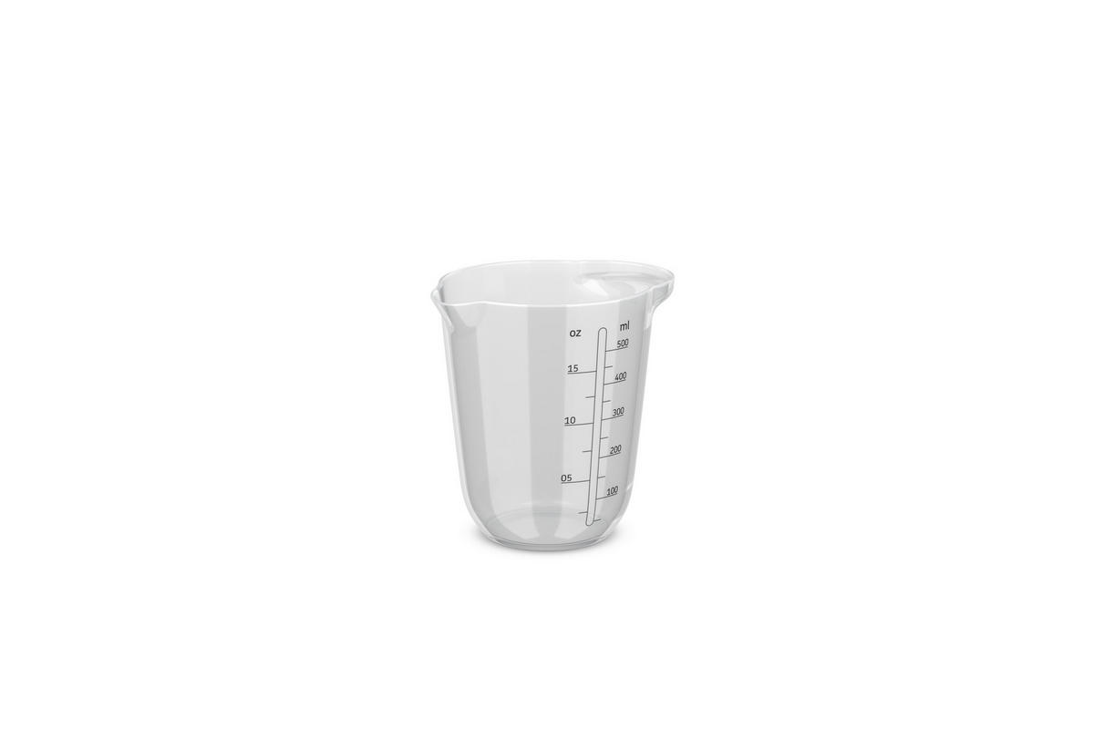 MESSBECHER - Transparent, KONVENTIONELL, Kunststoff (500ml) - Mepal