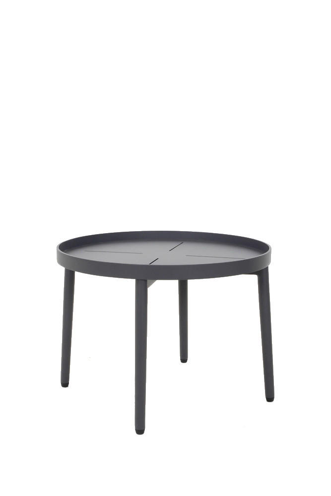 GARTENBEISTELLTISCH 50/50/34 cm Metall  - Anthrazit, Design, Metall (50/50/34cm)