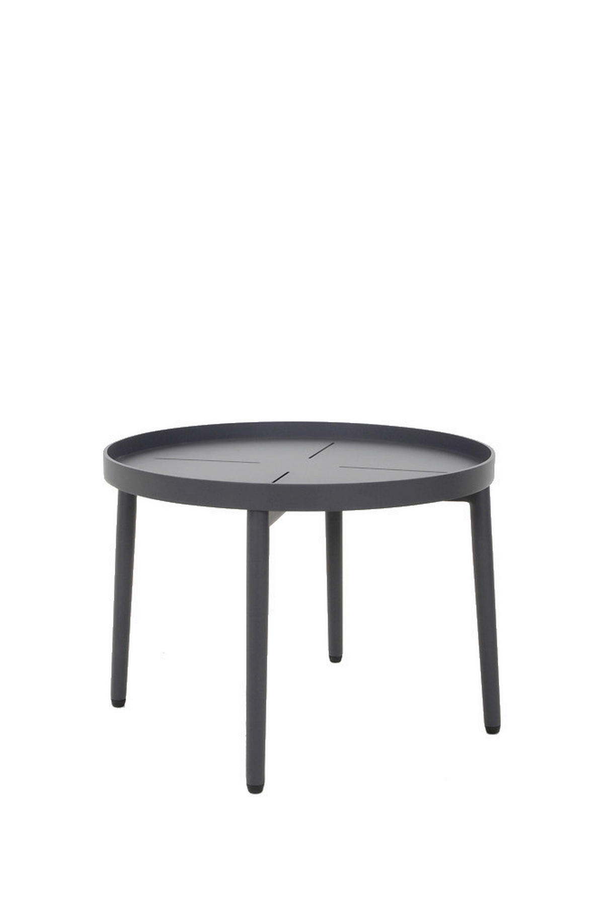 GARTENBEISTELLTISCH 50/50/34 cm Metall  - Anthrazit, Design, Metall (50/50/34cm)