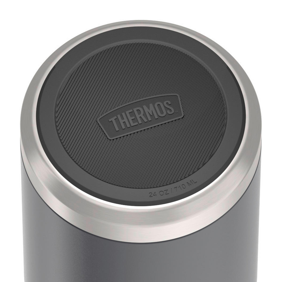 ISOLIERSPEISEGEFÄSS ICON 0,71 L  - Dunkelgrau, Basics, Metall (0,71l) - Thermos