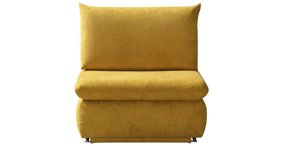 SCHLAFSESSEL  mit Flachgewebe Gelb  - Gelb, Design, Textil (90/89cm) - Novel