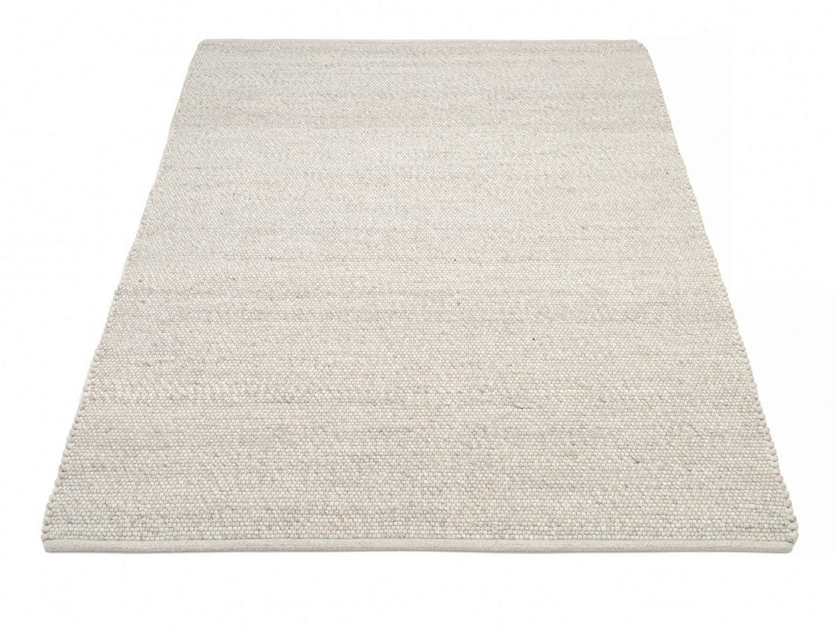 LÄUFER 80/200 cm Helsinki  - Silberfarben, Basics, Textil (80/200cm) - Linea Natura