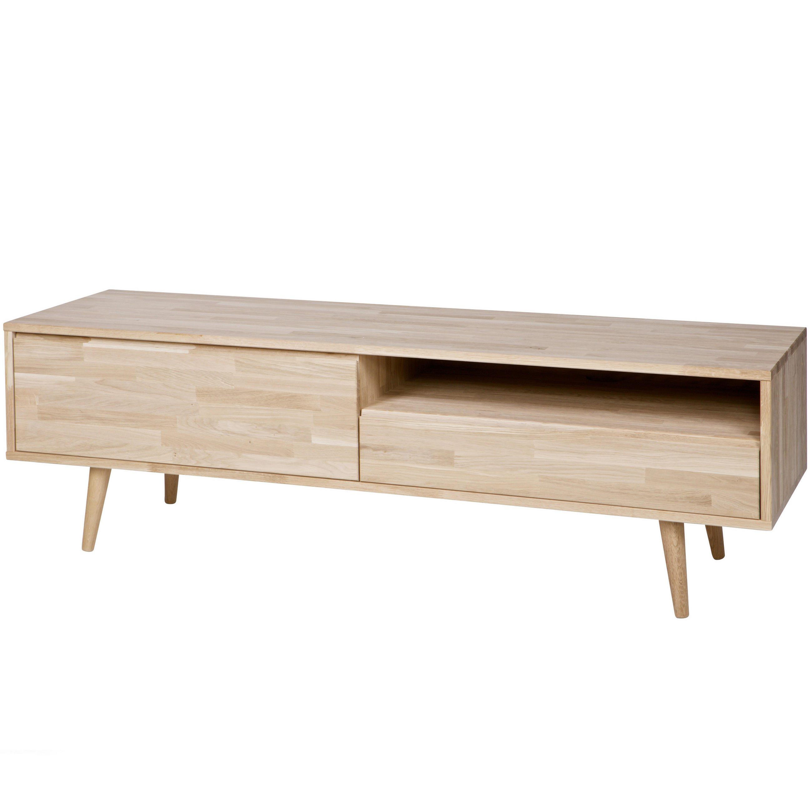 LOWBOARD Tygo 150/47/44 cm 1 Schublade(n)  - Eichefarben, Design, Holz (150/47/44cm) - Livetastic