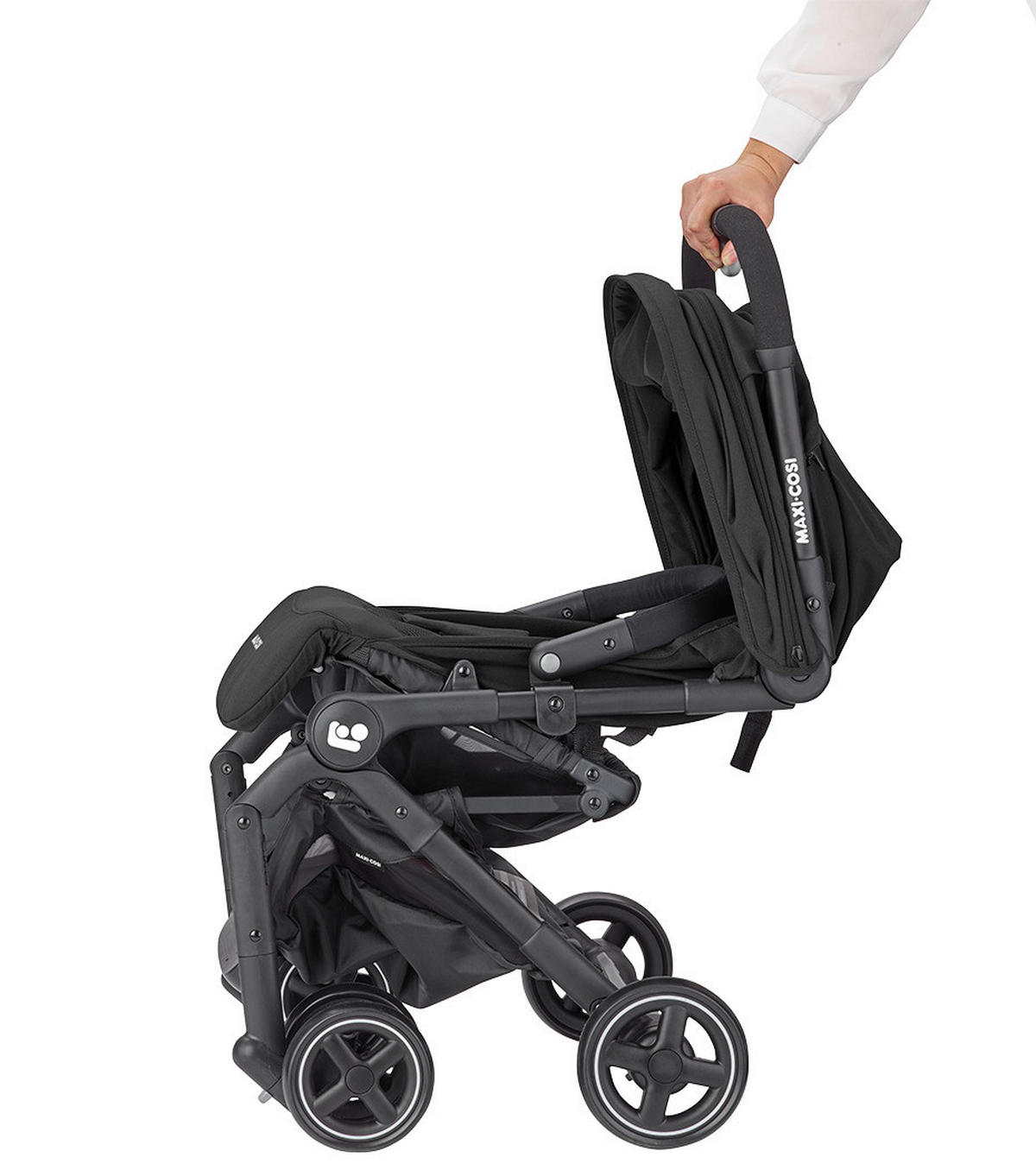 KIŠOBRAN KOLICA  Lara 2  - grafitno siva, Osnovno, metal/plastika (50/104/70cm) - Maxi-Cosi