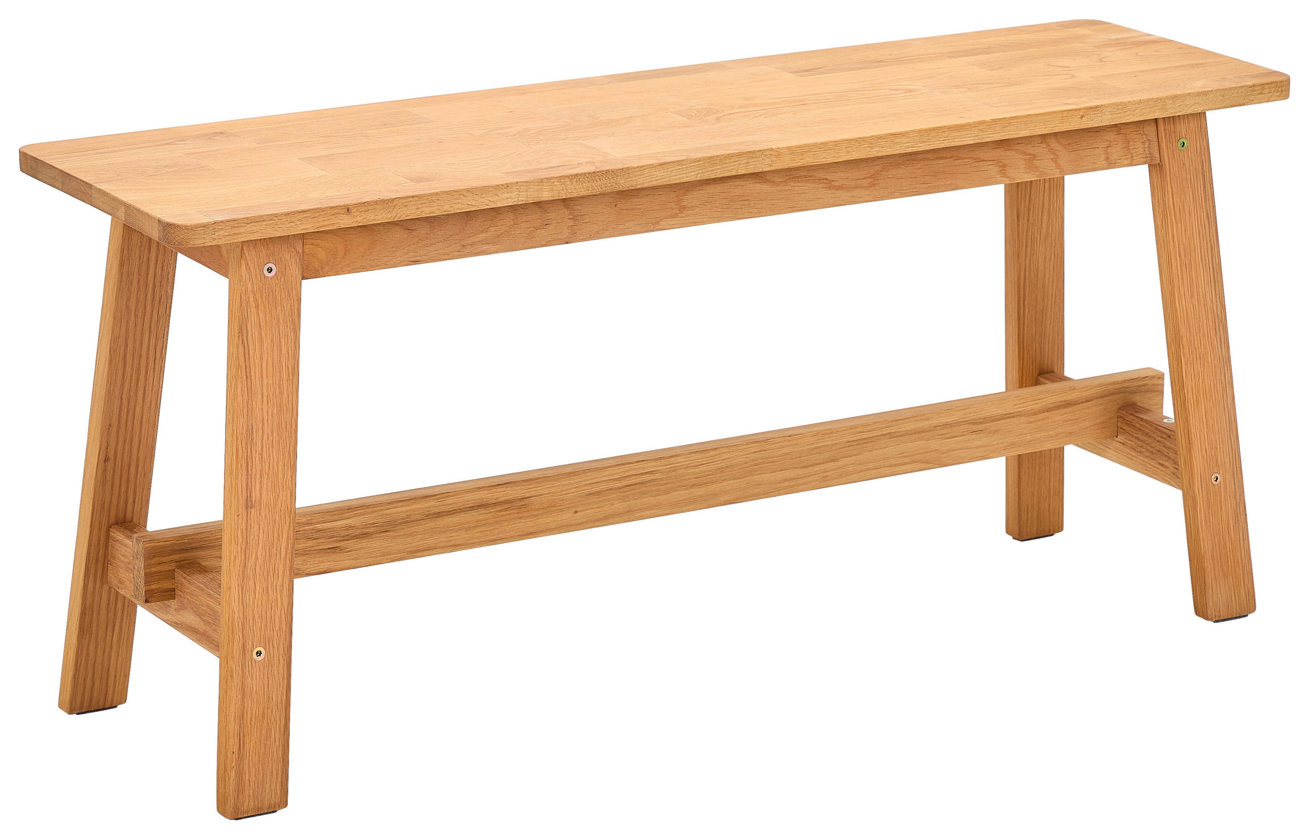 SITZBANK Eichefarben Eiche massiv  - Eichefarben, Design, Holz (100/45/29cm) - MID.YOU