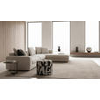 HOCKER Jacquard Weiß, Dunkelgrau  - Dunkelgrau/Weiß, LIFESTYLE, Textil (45/40/45cm) - Xora