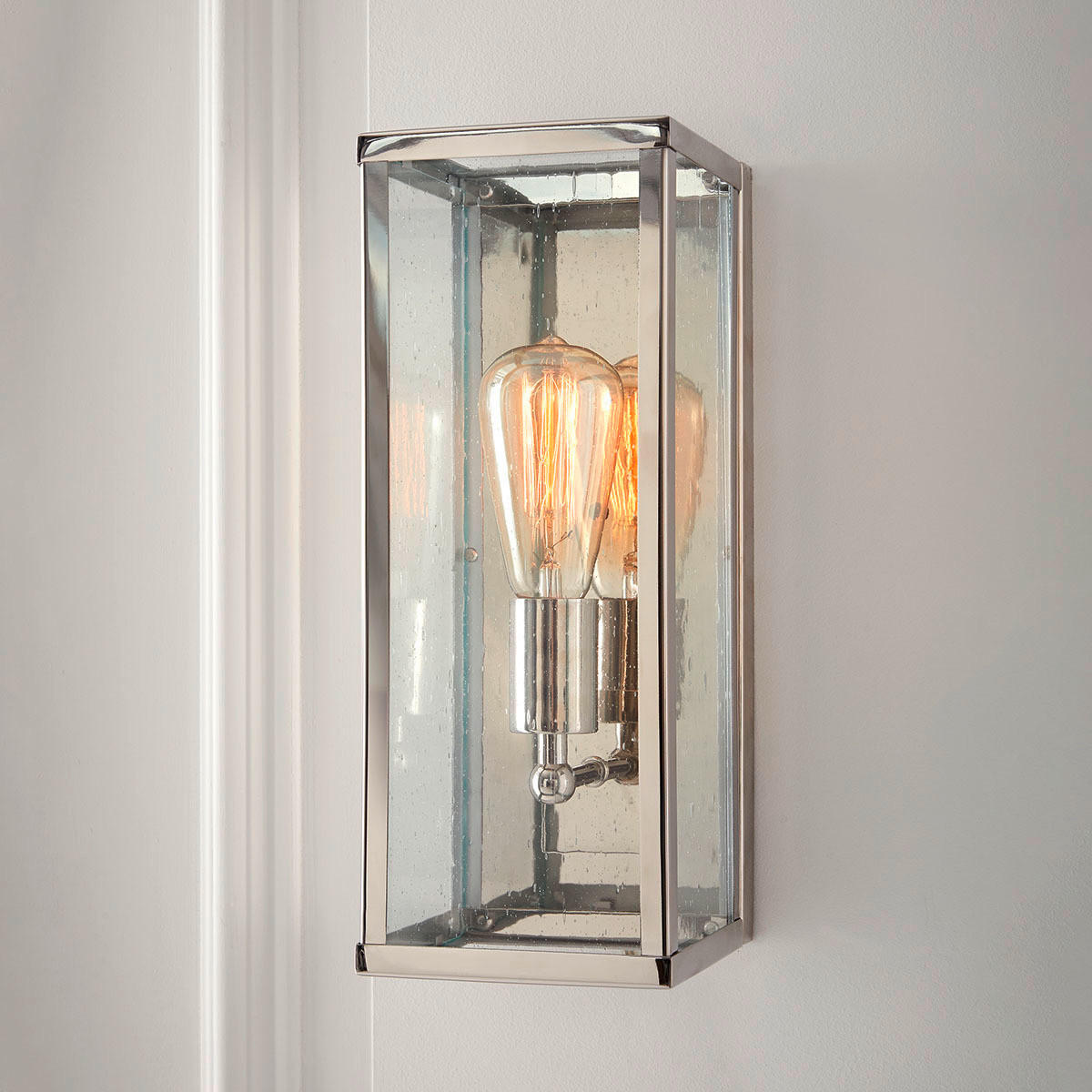 WANDLEUCHTE - Nickelfarben, Basics, Metall (14/14/35,6cm) - Elstead Lighting