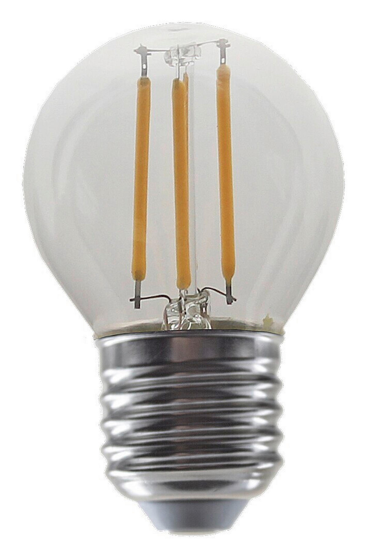 LED FILAMENT ŽARULJA - prozirno, Basics, staklo (4.5/7.5cm)