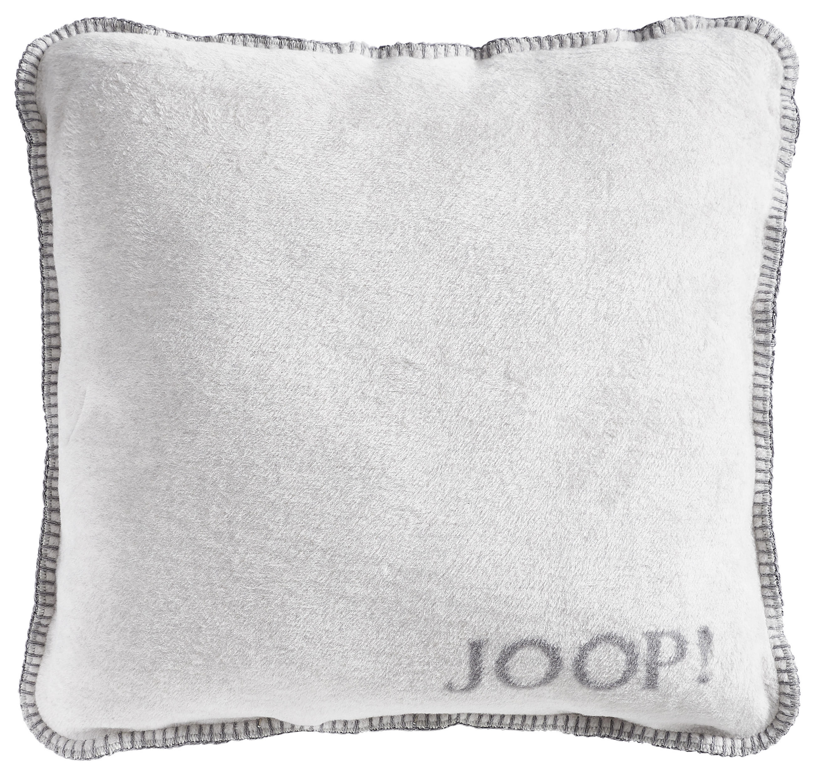 KISSENHÜLLE Uni Doubleface 50/50 cm  - Hellgrau/Graphitfarben, Basics, Textil (50/50cm) - Joop!