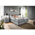 BOXSPRINGBETT 160/200 cm  in Grau  - Grau, KONVENTIONELL, Holz/Textil (160/200cm) - Dieter Knoll