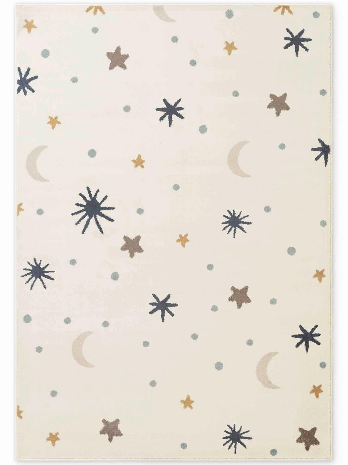 KINDERTEPPICH 160/235 cm Adventures Stern  - Multicolor/Creme, Design, Kunststoff/Textil (160/235cm) - Hanse Home