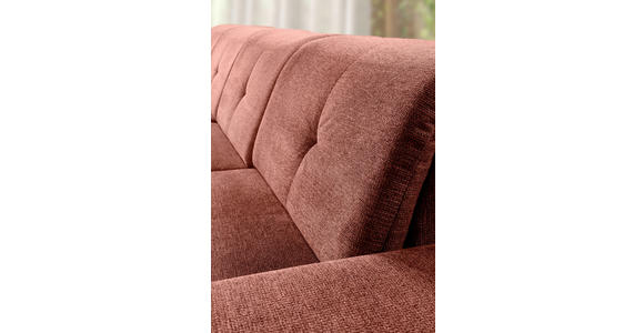WOHNLANDSCHAFT  in Chenille Rostfarben  - Rostfarben/Grau, KONVENTIONELL, Kunststoff/Textil (188/340/240cm) - Carryhome