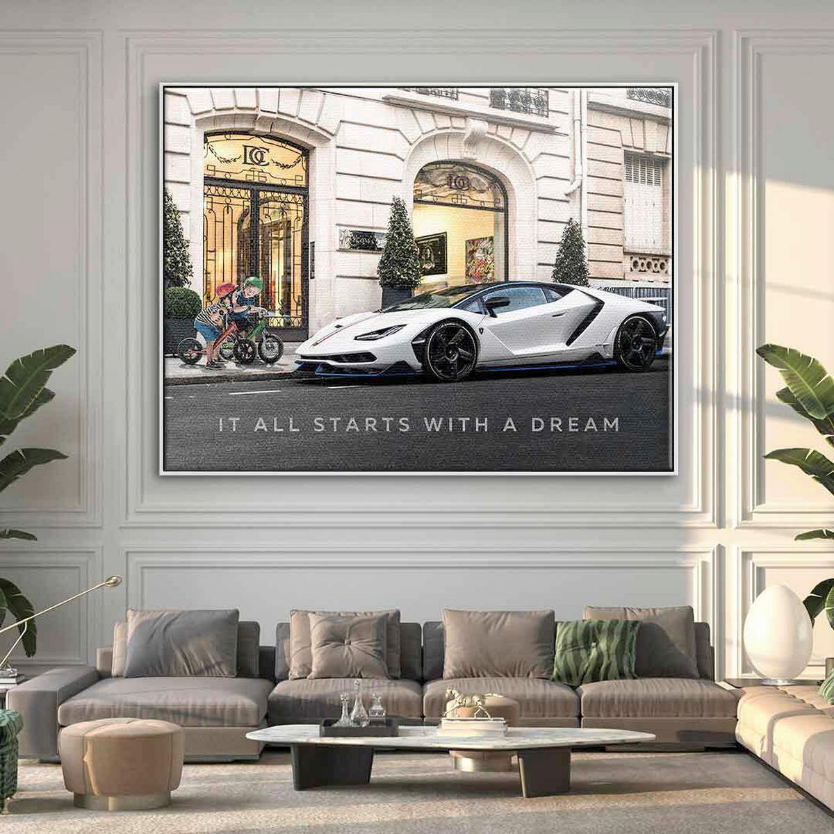 KUNSTDRUCK  - Multicolor, Basics, Holz (40x30cm)