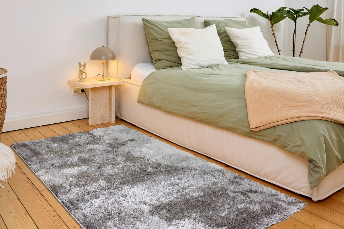 WEBTEPPICH 160/230 cm Paulie Silberfarben rechteckig  - Silberfarben, Basics, Textil (160/230cm) - Astra