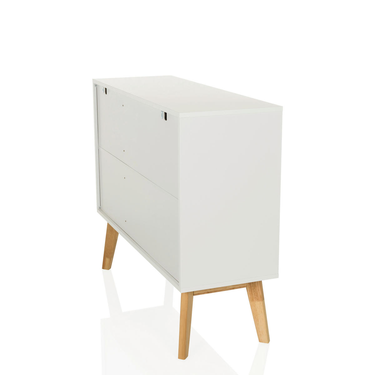 SIDEBOARD  in 97/80/34 cm  - Hellbraun/Weiß, MODERN, Holzwerkstoff (97/80/34cm) - MID.YOU
