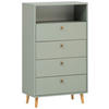 HIGHBOARD  in 60,2/104,4/33,05 cm  - Grün, Design, Holz/Holzwerkstoff (60,2/104,4/33,05cm) - MID.YOU