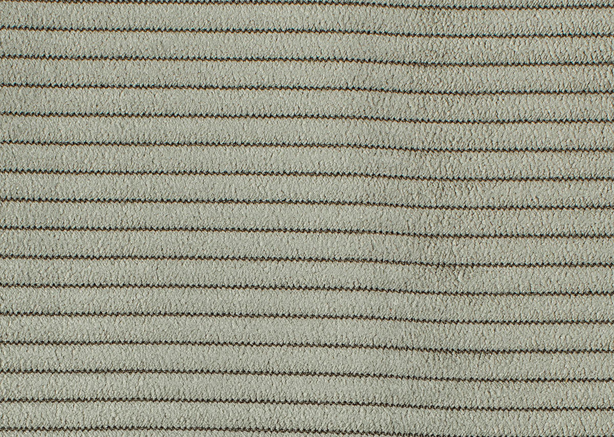 2-SITZER-SOFA Feincord Schilfgrün  - Schilfgrün/Chromfarben, Design, Textil/Metall (142/87/105cm) - Beldomo Style