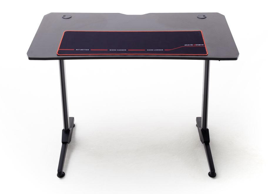 GEJMERSKI STO  crna   - crna, Dizajnerski, metal/pločasti materijal (110/75/60cm) - Dxracer